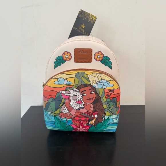 Loungefly Disney Princess Moana & Friends Stained Glass Mini Backpack main image 5